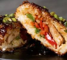 Crispy Chicken Teriyaki Rice Balls Recipe by Tasty