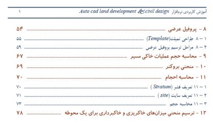آموزش کاربردی نرم افزار فارسیLand Development & Civil Design - Image 3