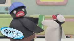 Pingu-And-Pinga-Have-A-Tug-Of-War