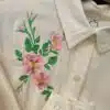 مانتو گلدوزی شیک بلند در 2رنگ - Image 2